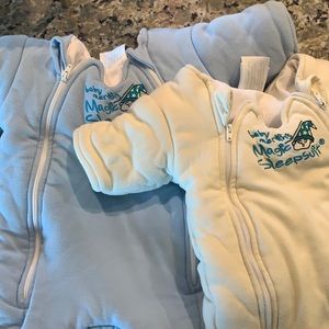 2 magic merlin suits, one small one larg